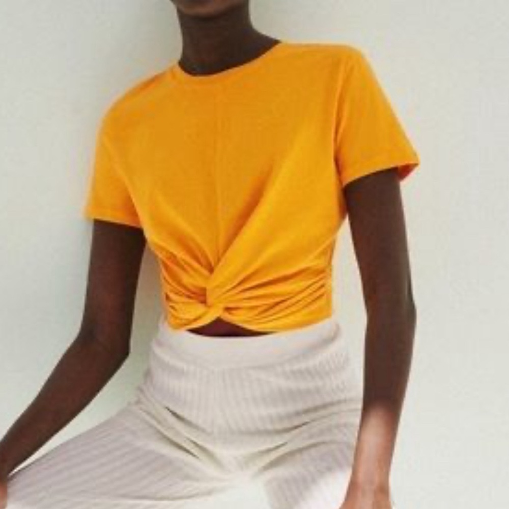 Zara Orange Shirt